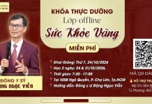 KHÓA SỨC KHỎE VÀNG K43 (OFFLINE) – MIỄN PHÍ