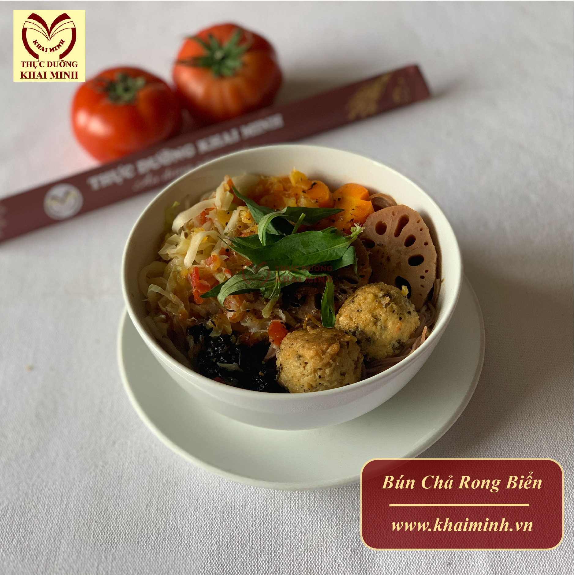 Bún chả rong biển