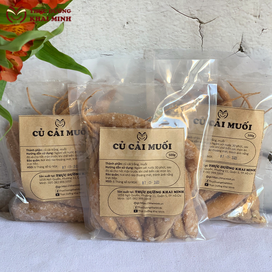 CỦ CẢI MUỐI 500GR - Ảnh 5