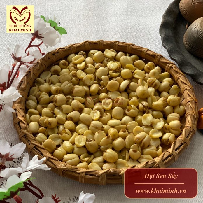 Hat Sen Rung HẠT SEN SẤY 100GR - Thực dưỡng Khai Minh