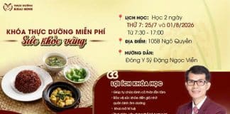 KHAI GIẢNG KHÓA THỰC DƯỠNG MIỄN PHÍ: SỨC KHỎE VÀNG – KHOÁ K41 KHAI GIẢNG KHÓA THỰC DƯỠNG MIỄN PHÍ: SỨC KHỎE VÀNG - KHOÁ K41